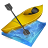Kayak Slalom Icon 48x48 png